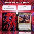 Kabinka MTG Card Sleeves -Spider 100 Standard Size Pack Clear Front & Matte - Image 3