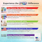 ArtSkills Stretched Canvas for Painting, 8x10 Canvas, Premium Wood Frame - Image 2