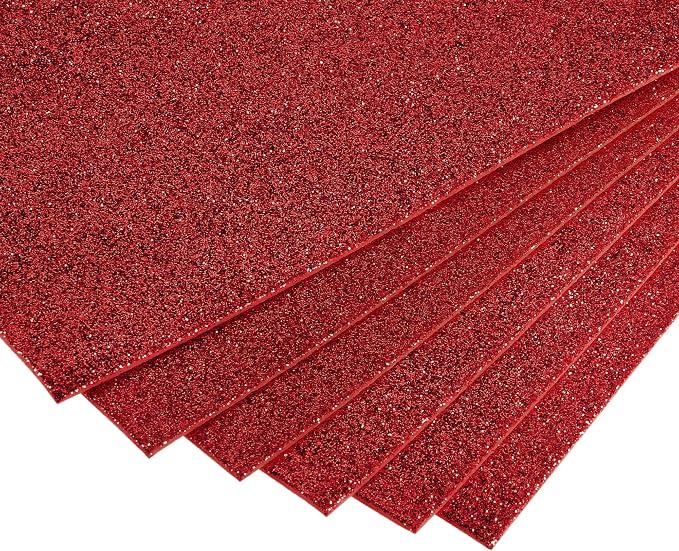 uxcell Red Shiny EVA Foam Sheets 11 x 8 Inch 2mm Thick - Image 5