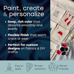 Fabricoat Gunmetal Fabric Paint - Image 2