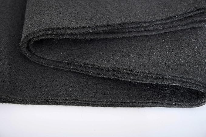 Soft Black Felt Fabric 36"X 36"/ 1.6mm Thick Sewing Patwork Material Large - Image 4