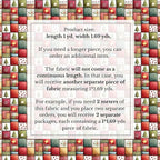 100% Cotton Fabric by the Yard – Turkish Quality Quilting & Sewing Fabric - Image 4