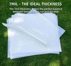 24X24 Inch 7mil Blank PET Laser Cutting Stencil Plastic Sheets, Food-Safe Mylar - Image 3