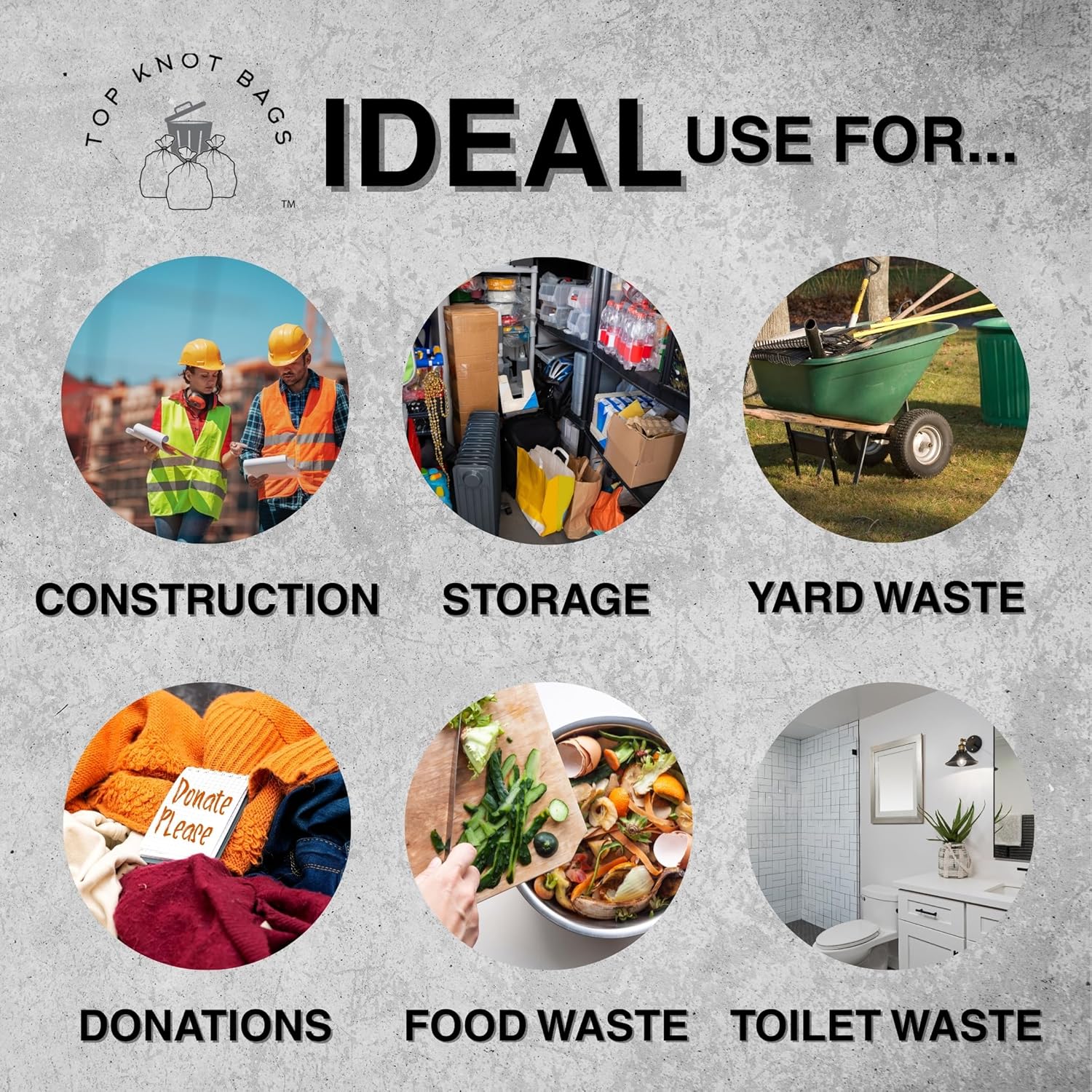 45 Gallon Garbage Trash Bag 40X46" 1.5 Mil Black 100 Count Can Liner Bulk 40 Gallon 41 Gallon 42 Gallon 43 Gallon 44 Gallon Made in USA