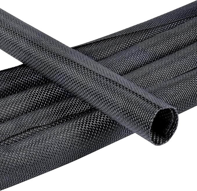 Automotive Wire Sheathing Split Wire Loom Braided Mesh Woven Cable Sleeve by Sunnarepoon
