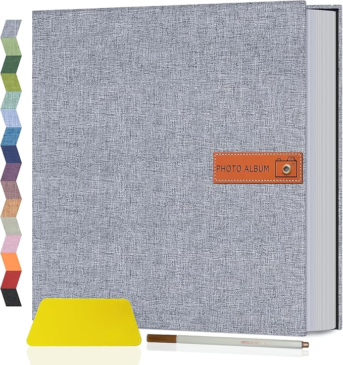 Popotop Large Photo Album Self Adhesive 4x6 5x7 8x10 Scrapbook Album DIY by Popotop