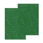 2 Pack 8'' x 12'' Glitter Dark Green Acrylic Sheet, 3mm Thick Acrylic by Unknown