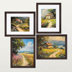 eletecpro 11x14 Vintage Picture Frame, Glass Cover, Horizontal or Vertical - Image 7