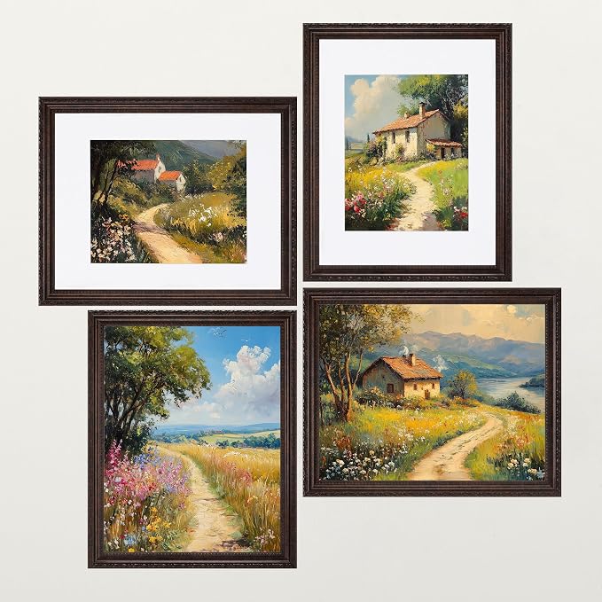 eletecpro 11x14 Vintage Picture Frame, Glass Cover, Horizontal or Vertical - Image 7