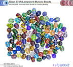 Assorted Glass Beads for Jewelry Making Adults, Bulk Glass Beads for Crafts - Image 4