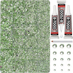33000Pcs Light Green Rhinestones by Worthofbest