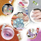 Renfio 28 Colors Holographic Glitter Set, 14.81oz 420g Ultra Fine Glitter - Image 5