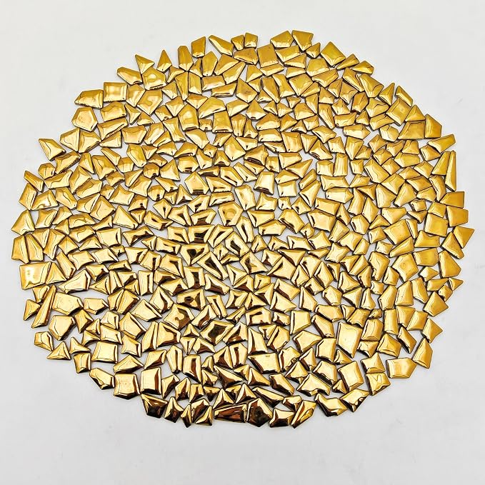 1.1lb Ceramic Mosaic Tiles, Mixed Colour Ceramic Mosaic Pieces - Image 7