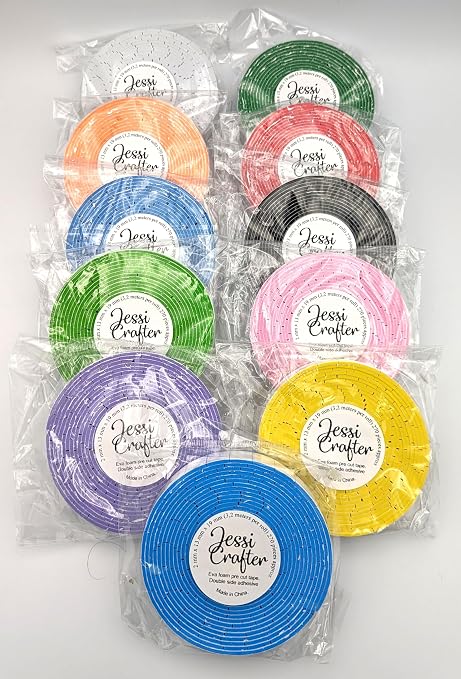 Eva Foam pre Cut Tape Rolls, Double Side Adhesive - Image 2