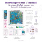 DIAMOND ART CLUB Shimmering Succulents Diamond Painting Kit, Fun DIY Crafts - Image 3