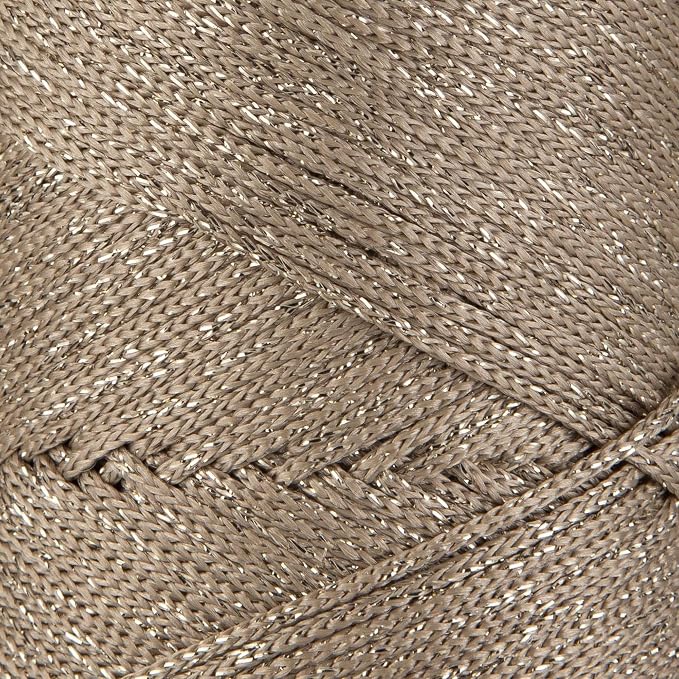 5 Skeins of Sensy Premium 2mm 251 Yards Sparkle Polyester Rope 90% - Image 2