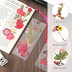 Fuyoooo 376 Pcs Pressed Flowers Bookmark Making Kit, DIY Bookmark Laminating - Image 3