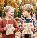 1000Pcs Fall Thanksgiving Stickers Rolls Holographic Glitter Autumn Decals | - Image 5