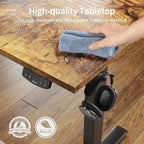 Agilestic Electric Standing Desk, 40 x 24 Inches Height Adjustable Desk - Image 5