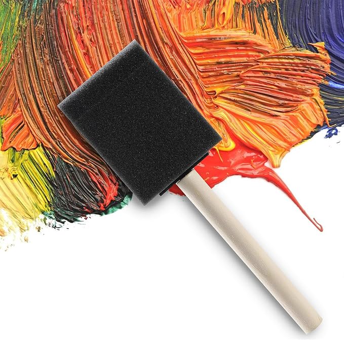 Bates Foam Paint Brushes, 48 Pack - Image 9