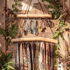Yinkin 2 Pcs Natural Driftwood Jewelry Hanger Wall Driftwood - Image 7