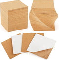4 X 4 Inches Cork Sheets with Self Adhesive Backing, 2mm Natural Cork Tiles by EgticLive
