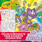 Crayola Epic Book of Awesome Coloring Book, Animal Coloring Pages, Glitter - Image 5