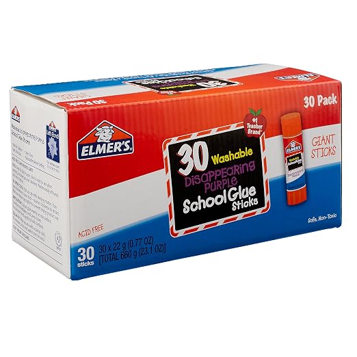 Elmer's Disappearing Purple School Glue Sticks Washable 22 Grams - Image 8