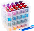 New brothread 80 Spools 500m Each Embroidery Machine Thread by Newbrothread