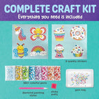 Creativity for Kids Big Gem Diamond Painting Stickers Mini Craft Kit: Create 8 - Image 3