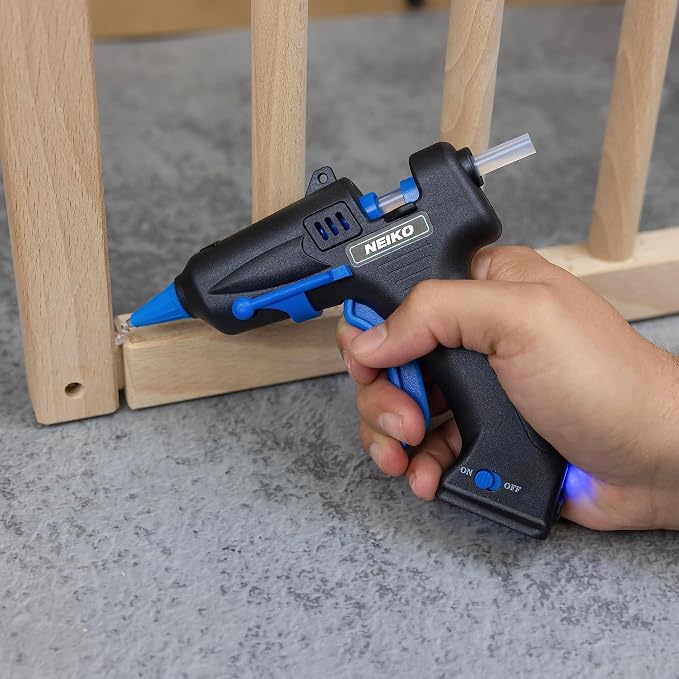NEIKO 02660A Cordless Glue Gun, 15W Rechargeable Hot Glue Gun, 10 Glue Sticks - Image 7