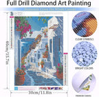 WUDWL Diamond Art Kits for Adults Beginner, Coastal City DIY Modern Diamond - Image 4