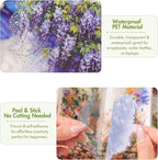 3.4" Large Flower Stickers for Scrapbooking – 60PCS Waterproof Wall &Floral - Image 3
