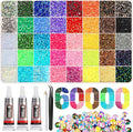Artdone 60000Pcs Resin Rhinestones 3mm Jelly AB 40Colors by Artdone