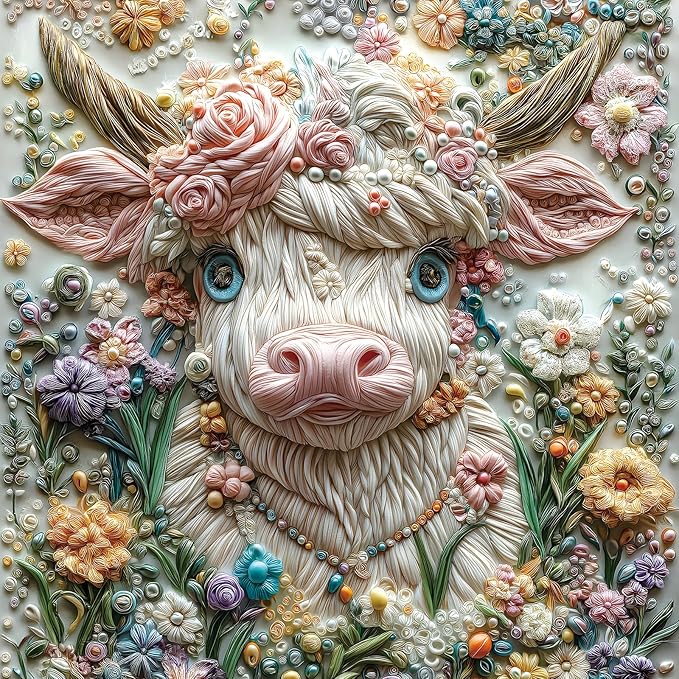 MINIWAN Highland Cow 500 Piece Puzzle by MINIWAN