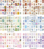 emmoolife 300 Sheets Aesthetic Scrapbook Paper, Retro Boho Pastel Wall Collage - Image 3
