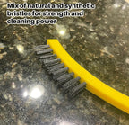 Rubbermaid Commercial Products 8.5" Tile and Grout Scrub Brush, Plastic Bristles - Image 2