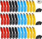 REXBETI 36 Pack Utility Knife Retractable Box Cutter, 4 Color Heavy Duty by REXBETI