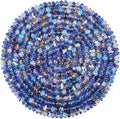 150Pcs Large Hole Beads Spacer Beads Dark Blue Assorted European Craft Big by BRACELETMAKINGKIT