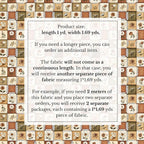 100% Cotton Fabric by the Yard – Turkish Quality Quilting & Sewing Fabric - Image 4