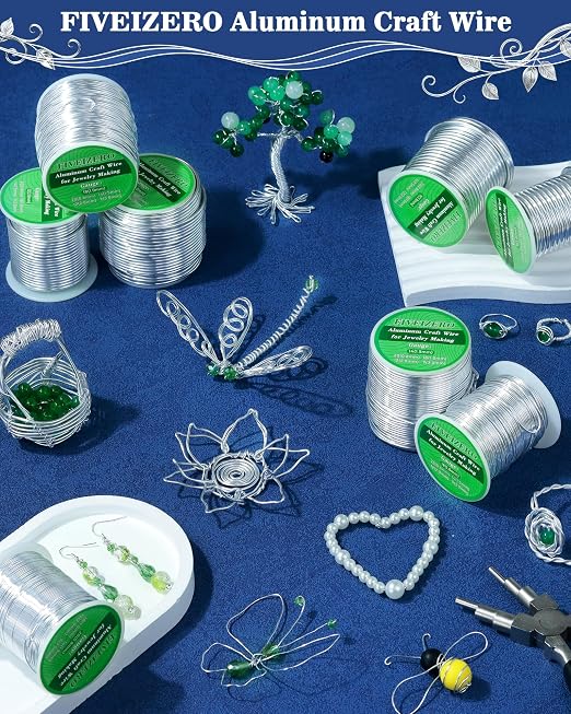 FIVEIZERO 12 Gauge Aluminum Craft Wire 98ft, Armature Wire - Image 5
