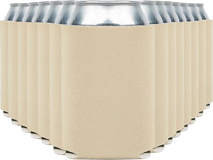Blank Beer Can Cooler Sleeves Soft Insulated Beer Can Coolies by CURRENT+CO.