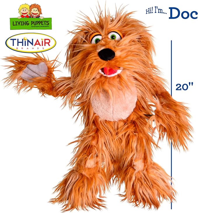 Living Puppets 20-Inch Plush Big Puppy Dog Hand Puppet - Image 3