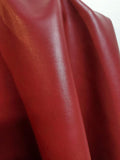 NAT Leathers | Burgundy Soft Faux Vegan Leather PU | 1 Yard Cut by the Yard | by NATLeathers