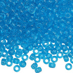 1000Pcs Pony Beads Bracelet 9mm Blue Glitter Plastic Barrel Pony Beads by Auvoua