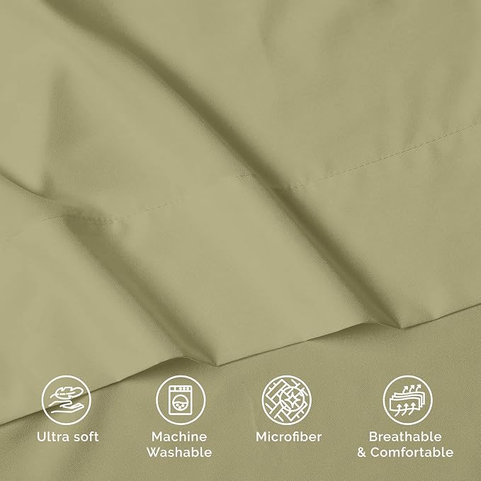Luxury Flat Sheet on Amazon Elegant Comfort Wrinkle-Free 1500 Premier Hotel - Image 8