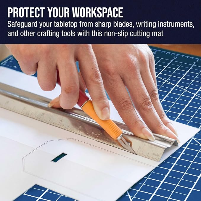 U.S. Art Supply 9" x 12" Self-Healing Cutting Mat 5-Ply - Image 6