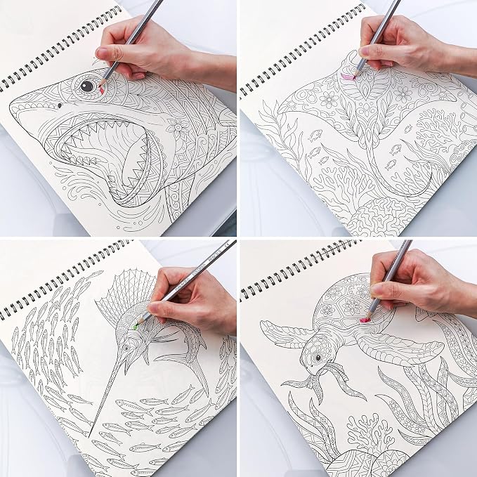 FUNLAVIE Adult Coloring Book - Image 7