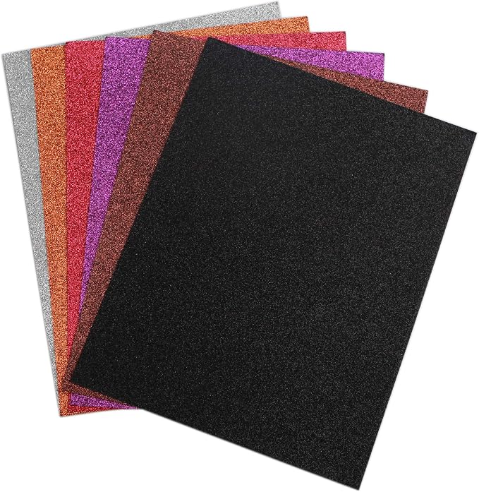 16 Pack Glitter EVA Foam Handicraft Sheets - Image 2