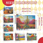 Leatrice 6 Pack Landscape Diamond Painting Kits - Image 2